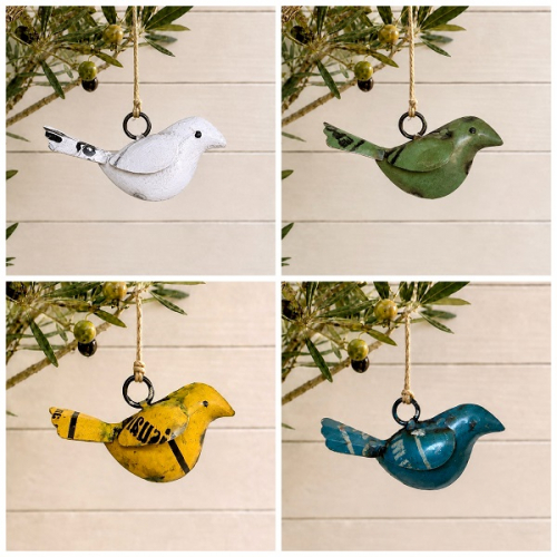 HANGING BIRD ORNAMENTS *NEW* AVAIL DEC 2026